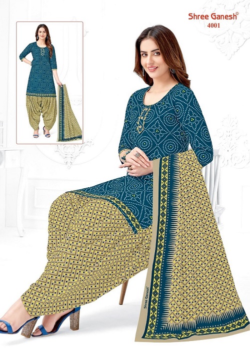 Shree Ganesh Hansika Vol 20 Patiyala Cotton Dress Material
